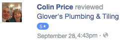 Review of Recent Wantage plumbing job