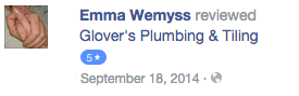 Review of Recent Wantage plumbing job